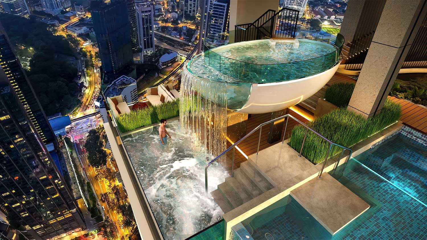 Elevated Heated Pool